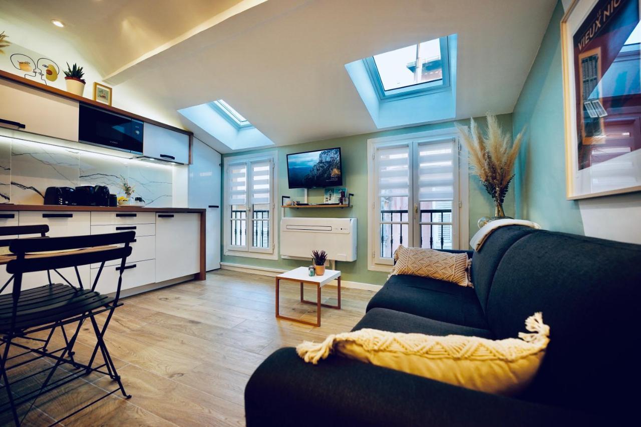 New ! Superbe Studio Vieux Nice - Climatise Bagian luar foto
