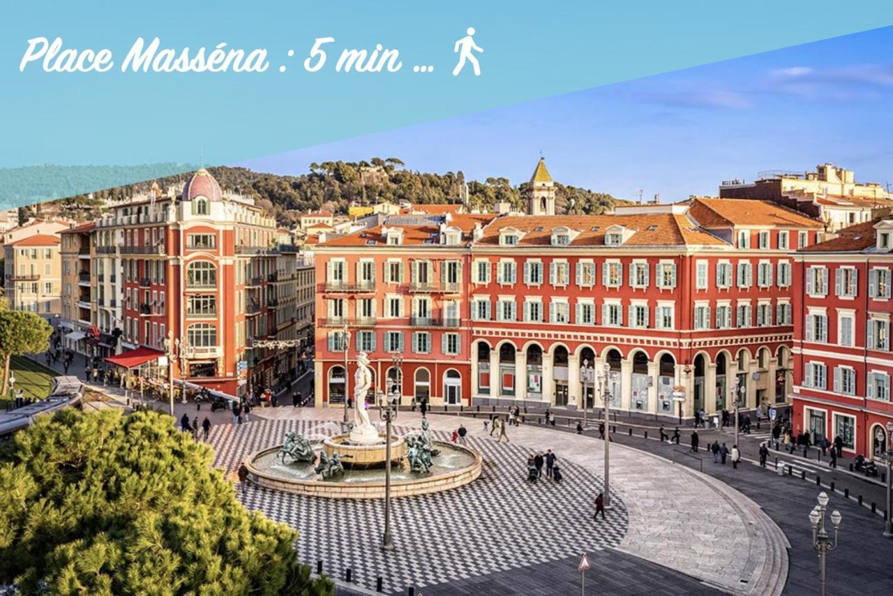 New ! Superbe Studio Vieux Nice - Climatise Bagian luar foto