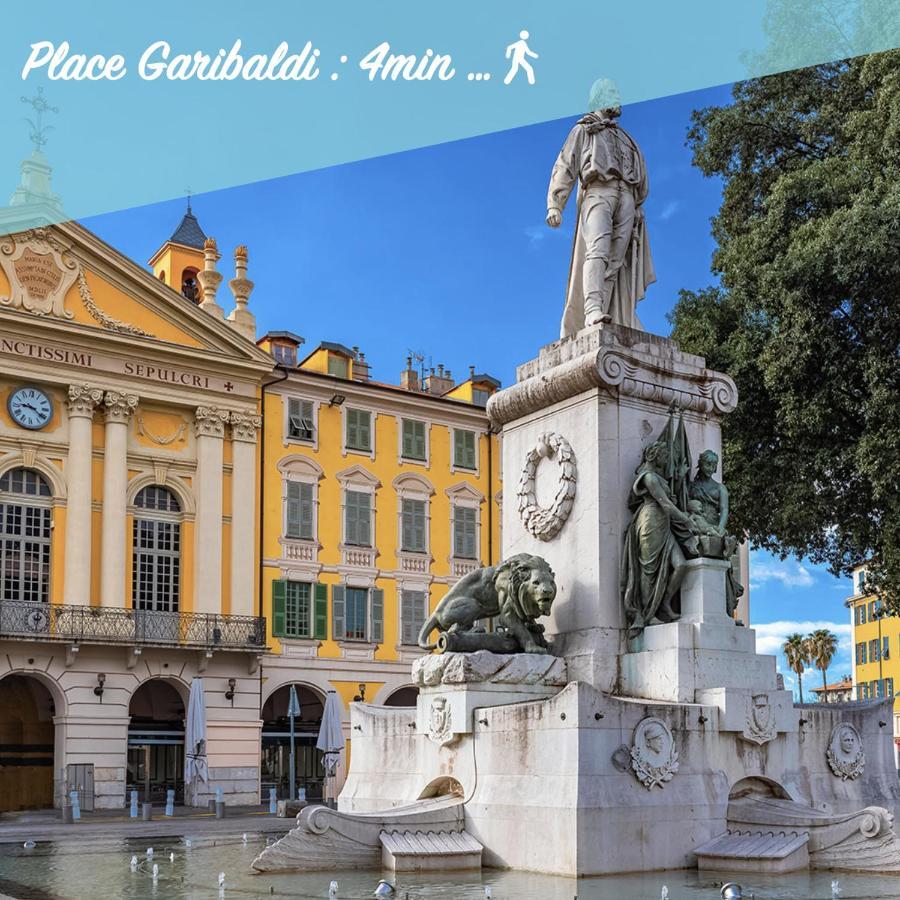New ! Superbe Studio Vieux Nice - Climatise Bagian luar foto